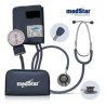 BABUMANOMETRO ANEROIDE KIT GRIS CON ESTETO DOBLE CAMPANA – SLI-HS-50B-F