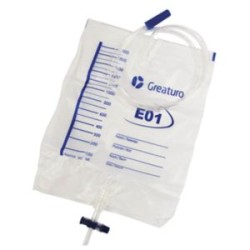 BOLSA RECOLECTORA DE ORINA MEDSTAR PARA CAMA RECTANGULAR 2000ML