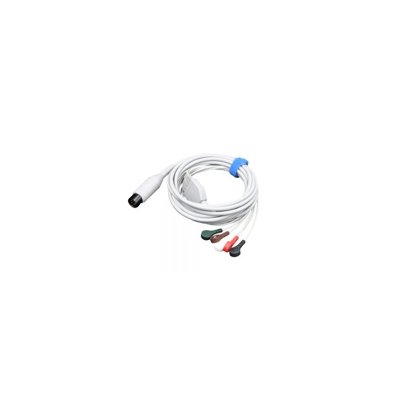 CABLE ECG 5 PUNTAS ADULTO CON TERMINALES MONITOR SERIE UMEC
