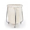 CARRO PARA ROPA SUCIA TUBULAR CROMADO – CRRPSU