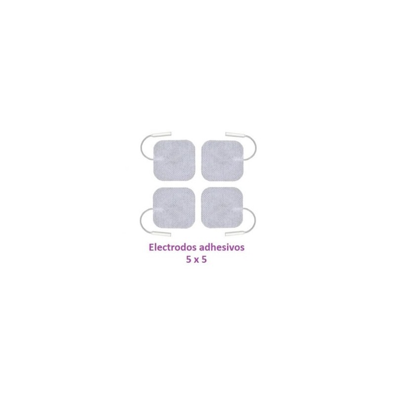ELECTRODO CUADRADO DE 5 CM BOLSA CON 4 PZ