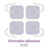 ELECTRODO CUADRADO DE 5 CM BOLSA CON 4 PZ