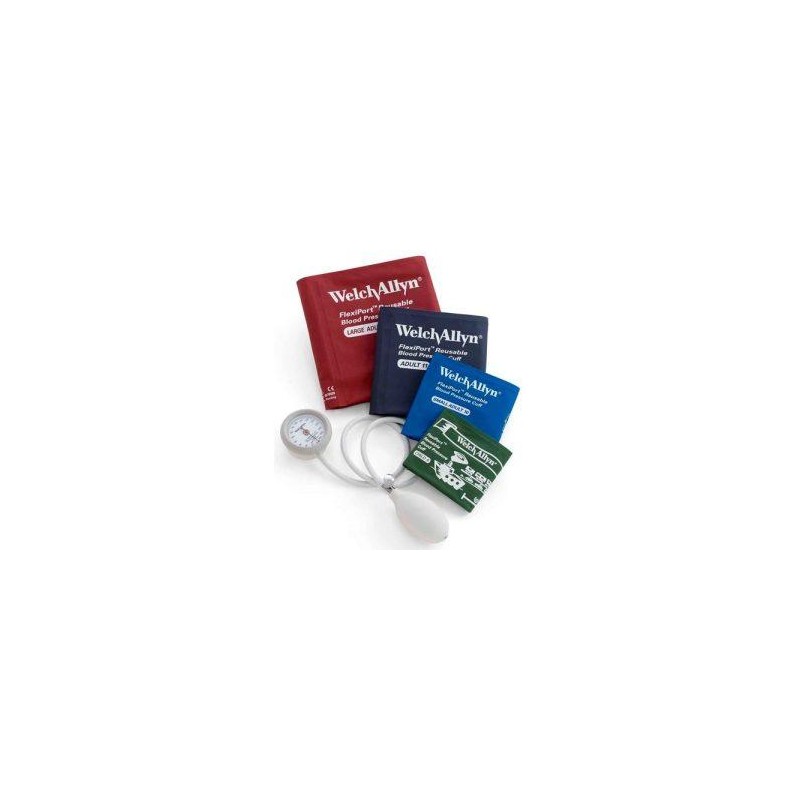 ESFIGMOMANÓMETRO ANEROIDE WELCH ALLYN CON 4 BRAZALETES – WADS44-MC