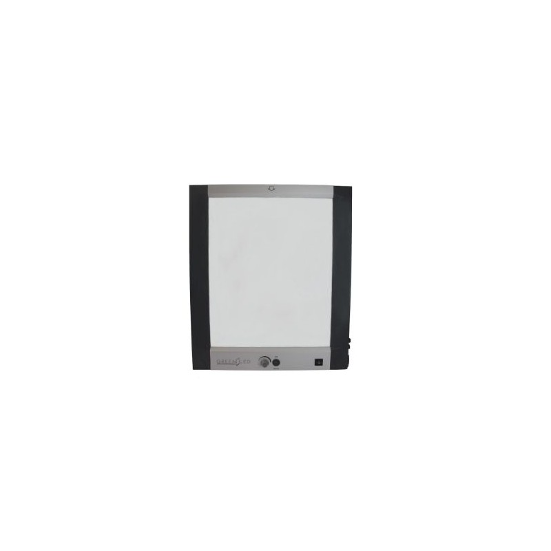 NEGATOSCOPIO PLANO 1 PLACA LED PARA MAMOGRAFIA 13 000 LUX GREEN LED – GLOB1M1