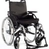 SILLA DE RUEDAS DE ALUMINIO DE 45.5 CM GRIS MOD. BASIX 2