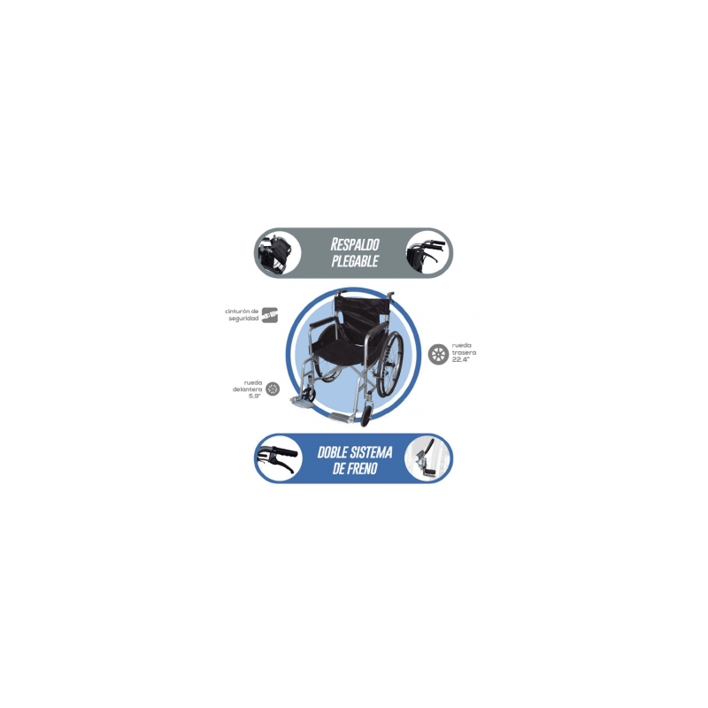SILLA DE RUEDAS ULTRALIGERA MODELO K – SP6500K