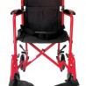 SILLA DE TRASLADO 710 ALUMINIO ROJA