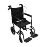 SILLA DE TRASLADO 712 ALUMINIO NEGRO