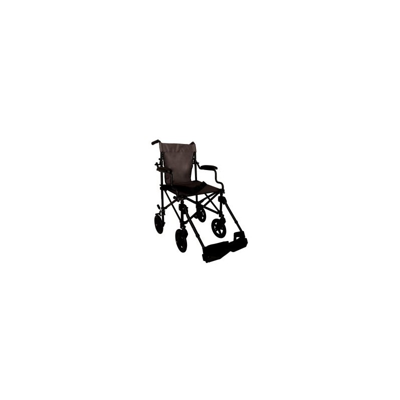 SILLA DE TRASLADO 714 ALUMINIO NEGRO