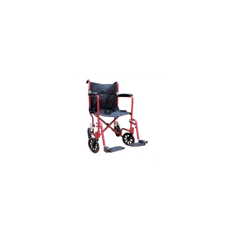 SILLA DE TRASLADO FW ALUMINIO ROJA