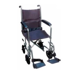 SILLA DE TRASLADO TR ACERO MARMOLEADA